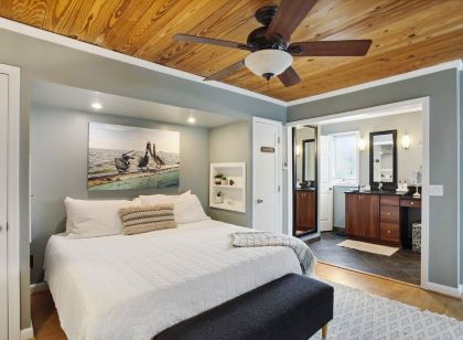 South End Retreat with Rooftop Deck, Pool & Steps to Beach