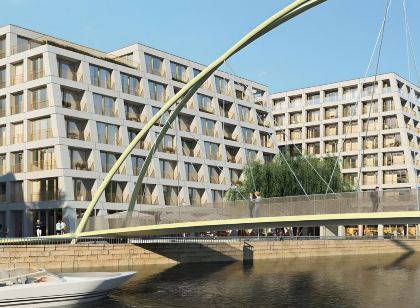 Boulevard Drobnera Residence - Apartments with a view of the Odra River