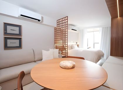 Leblon | Loft 5 Min da Praia, Com Varanda Vista Cristo - Por Casapē Rio