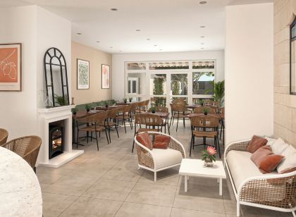 โฮสเทลบลูมบาร์และสวน