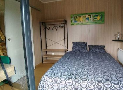 Mini wooden house near the beach, built in 2022