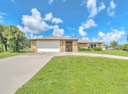 Waterfront Home on Canal w/ Dock & Pedal Boat!