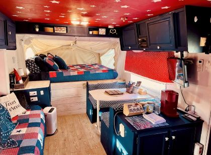 All-American Travel Trailer Near The Beach