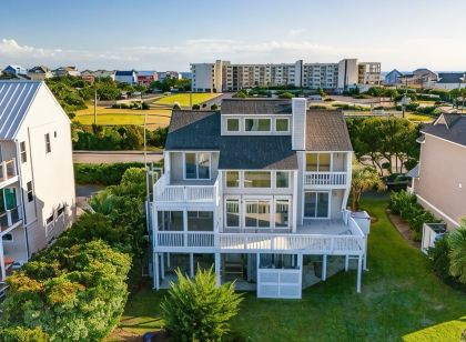 Waterfront 4-bedroom, 3.5-bath home in charming Atlantic Beach with private pier