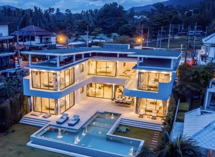 5House:A luxury beachfront villa on Samui