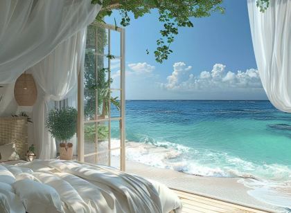 Blue Ban Sunset Seaview Apartment (Vanke Shuangyuewan Branch)