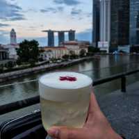 Rooftop Bar at Boat Quay with MBS View