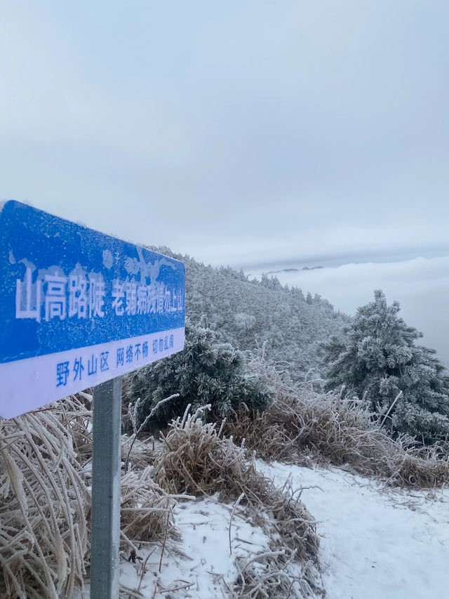 浙江太子尖的雪景太誘人了！！！