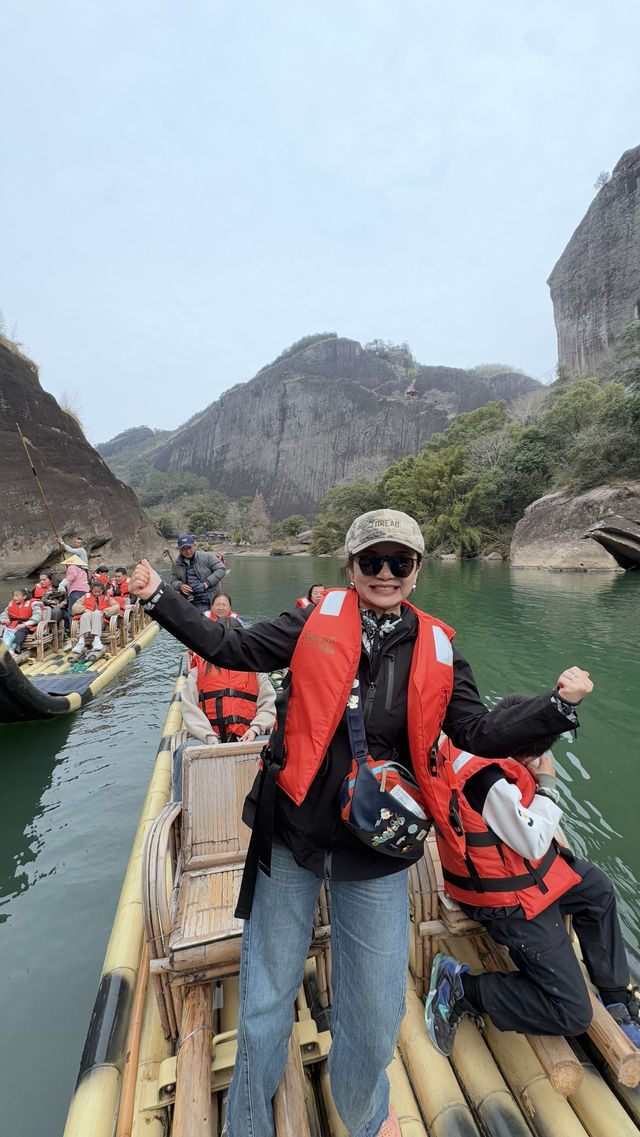 武夷山一線天、竹筏漂流