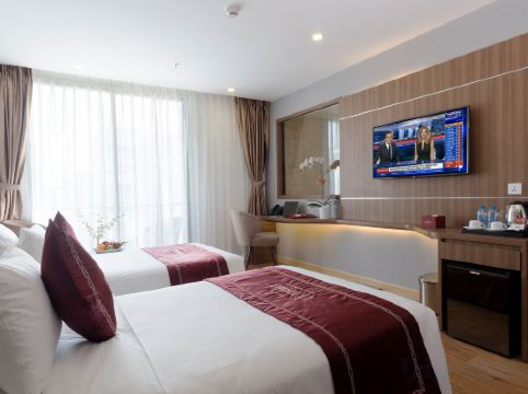 LeMore Hotel Nha Trang Room Type - Premier Deluxe Twin Room With Sea View LeMore Hotel Nha Trang Room Type - Premier Deluxe Twin Room With Sea View