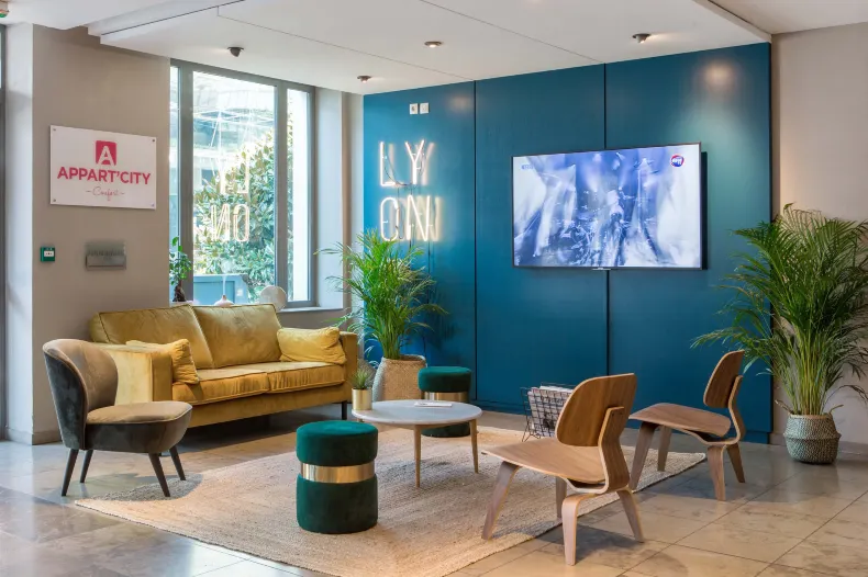 里昂帕爾迪厄經典城市公寓飯店（近Lyon-Part-Dieu車站）