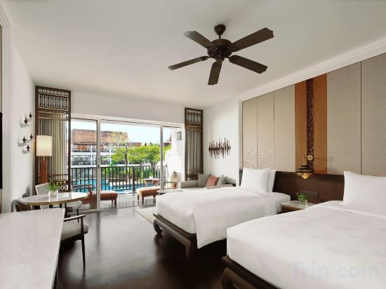 JW Marriott Khao Lak Resort and Spa Room Type - Deluxe Lagoon Pool View, Guest room, 2 Twin, Sofa bed, Pool view, Balcony