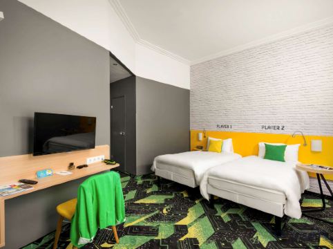 Ibis Styles Budapest Center Room Type - Design Room with 2 Single Beds Ibis Styles Budapest Center Room Type - Design Room with 2 Single Beds
