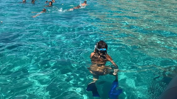 Shared snorkeling tour from Tropea to Capo Vaticano