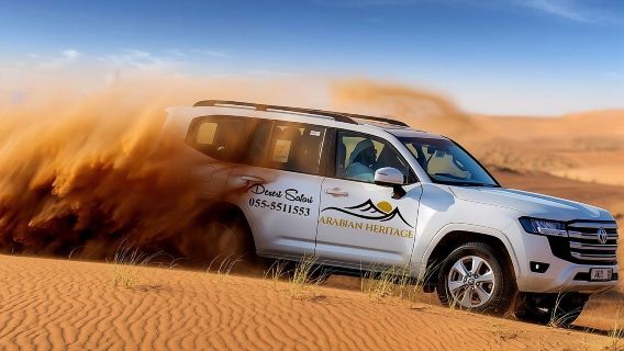 Evening Desert Safari with Quad Bike Experience, BBQ Dinner & Live Shows