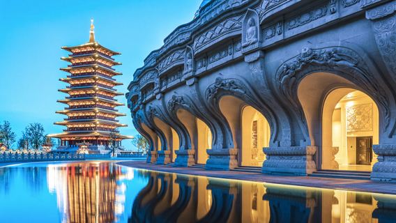 Nam Kinh Phủ Tổng thống + Chùa Đại Báo Ân + du thuyền sông Tần Hoài + Khu du lịch văn hóa Ngưu Thủ Sơn + Phu Tử Miếu