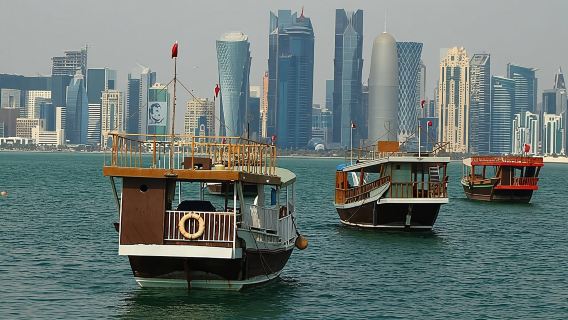 Stadtrundfahrt in Doha und Dhow-Bootsfahrt (privat/gemeinsam)