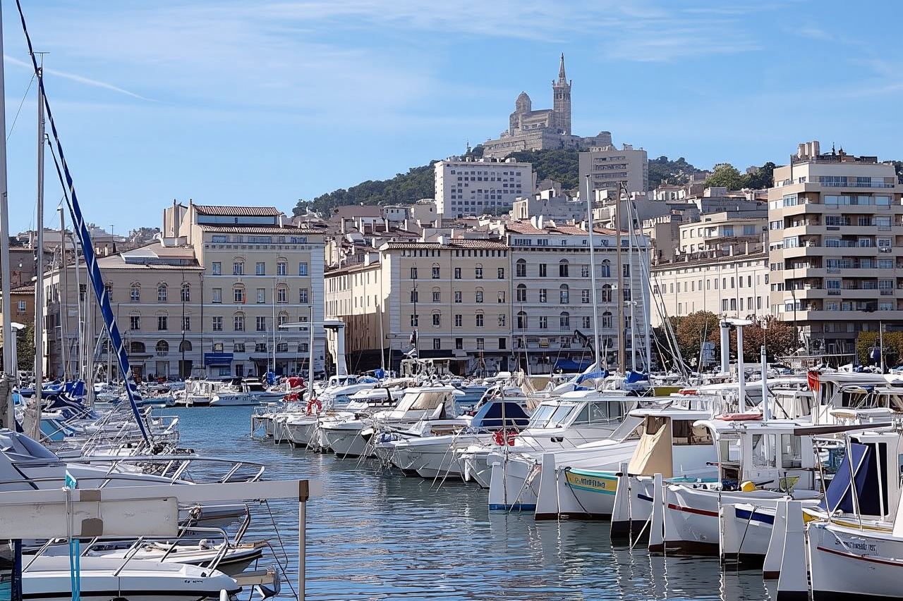 Self guided tour with interactive city game of Marseille