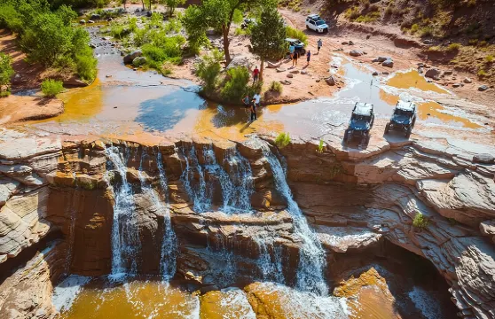大錫安：UTV 越野車之旅前往托克維爾瀑布