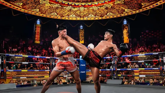 Muay Thai Match Experience at Rajadamnern Stadium