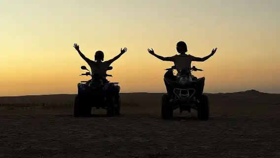 Agafay Desert, 2H of Quad Biking, tea & transfer from Marrakech
