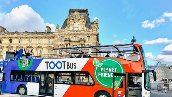 Parigi: Tour Hop-on Hop-off con Tootbus e Crociera Opzionale