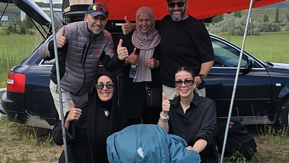 Göreme, Ürgüp, Uçhisar nach Kappadokien: Tandem-Gleitschirmfliegen und Transfer