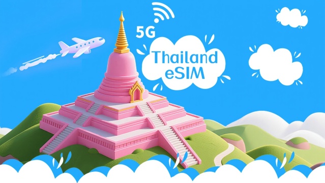 泰國 eSIM |高達 100GB 資料 | 4G/5G連線| 1-30 天