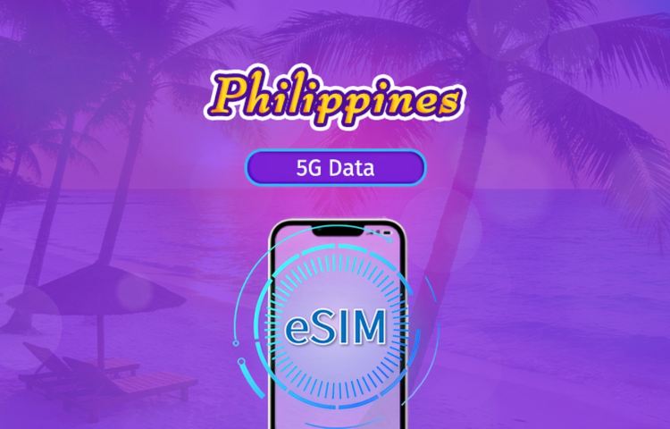 Philippines | 5G/4G eSIM | Day Pass/Total Package | 24H Billing | 1-30 days | QR code