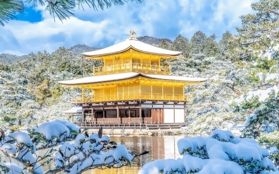 Japan|Nineizaka (Ninenzaka) + Byodo-in Temple + Kiyomizu-dera Temple + Kinkaku-ji|Round-trip private