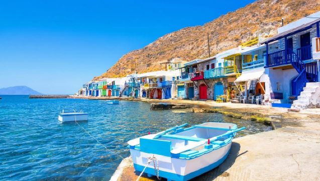 From Rethymno :Full-Day Trip Milos Island (Plaka,Sarakiniko)