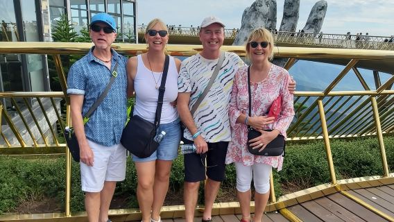 Guided Private Ba Na Hills/Golden Hands Bridge, Marble Mountains