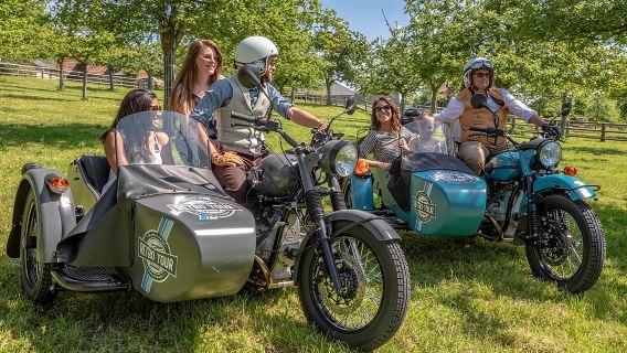 จากโดวิลล์ : ทัวร์รถเทียมข้างรถจักรยานยนต์ส่วนตัวของ Honfleur