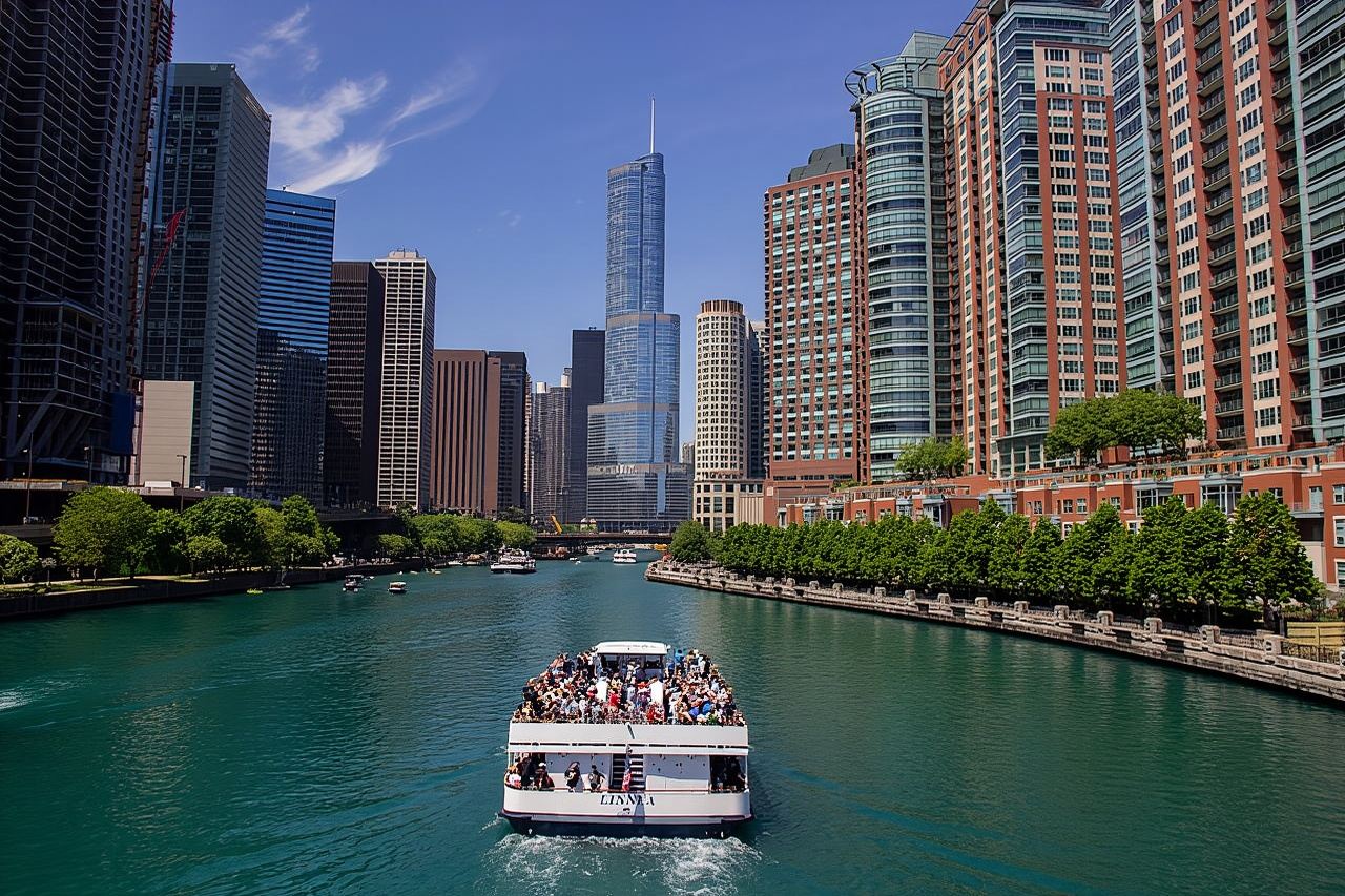 Chicago River 45-Minute Architecture Tour from Magnificent Mile