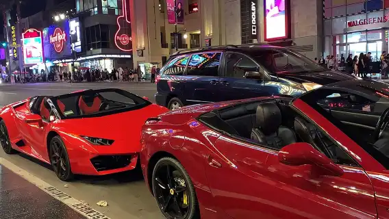 20-Minute Tour: Hollywood Blvd to Sunset Blvd in a Ferrari