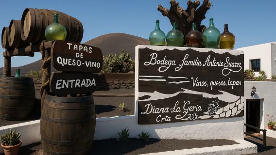 Lanzarote: Evening Tapas, Winery & Lagomar Experience