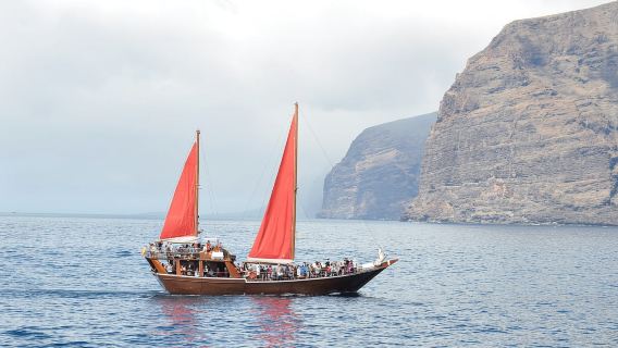 Adeje Classic Schooner: Wale, Mittagessen und die Klippen von Los Gigantes