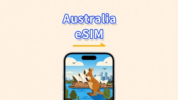 Australien eSIM | Hochgeschwindigkeitsdaten | 5G/4G | Tägliches Paket/Datenpaket | Kalendertag | 1-30 Tage | QR-Code