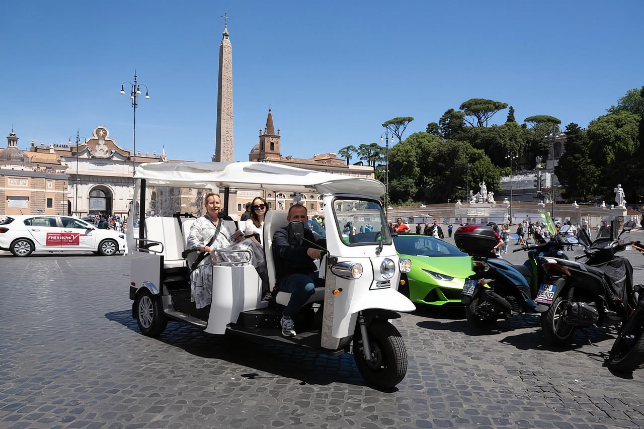 "Roma: tour privato della città in Tuk-Tuk