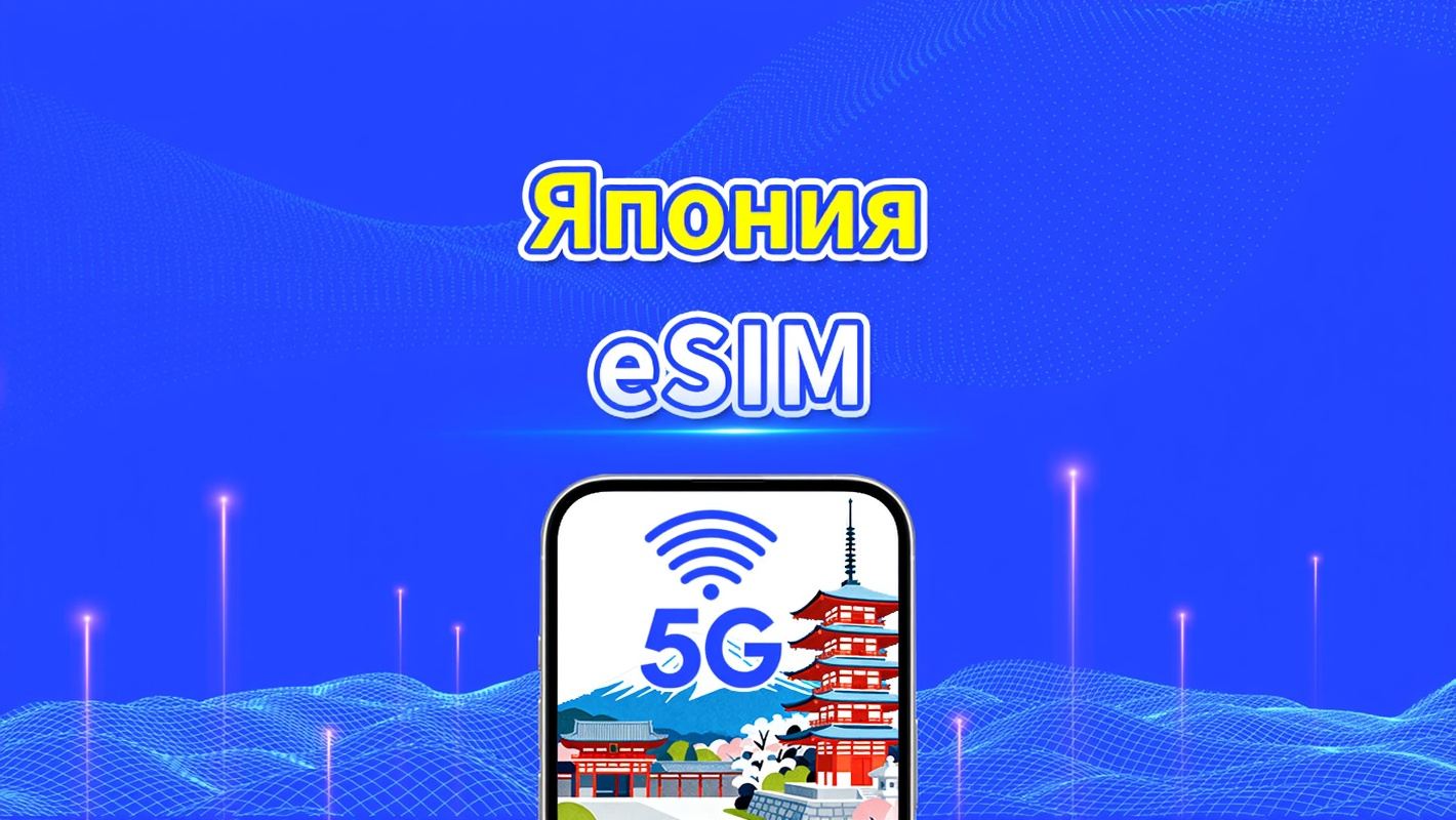 Япония 5G eSIM | Покрытие тремя сетями | Ежедневный/Тарифный пакет данных | 1-30 дней | Календарная оплата | QR-код