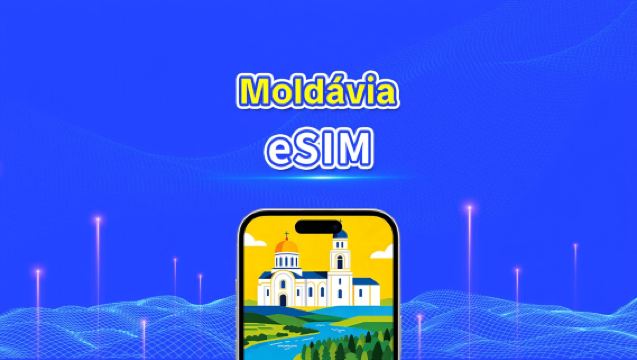 eSIM Moldávia | Dados de alta velocidade | 4G/5G | Pacote diário/de dados | Cobrança de 24 horas | 1-30 dias | Código QR