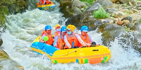 【鄭州官方直發·一價全包】堯山大峽谷漂流或天河漂流·1日遊
