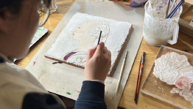 Fresco tutorial experience in Arezzo