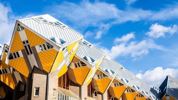 one-day tour of Rotterdam, The Hague and Delft Blue Pottery Factory in the Netherlands