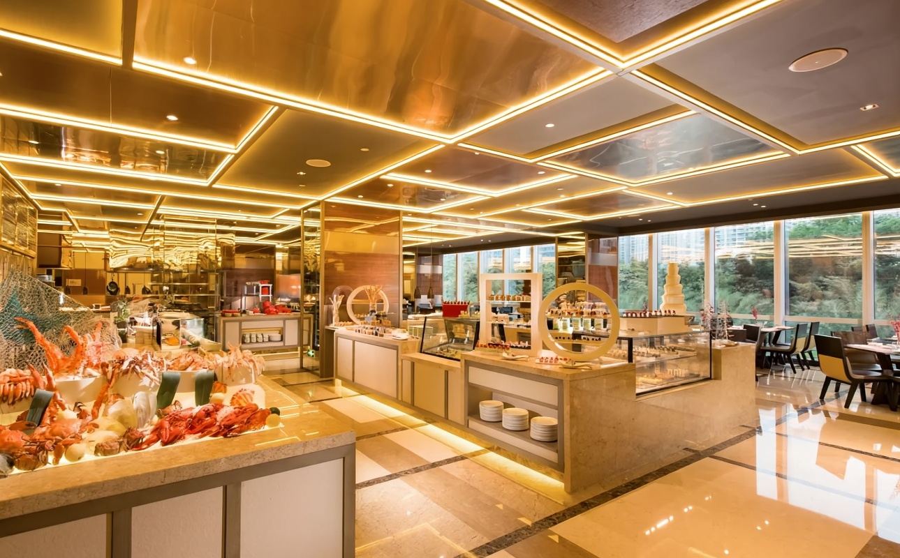 Shenzhen Hilton Hotel Buffet | 'Nian' Restaurant | Abendbuffet Mittagsbuffet Nachmittagstee #