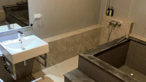 Tainan | Tianxiyue Hot Spring Resort | Öffentliches Thermalbad und private Badezimmer
