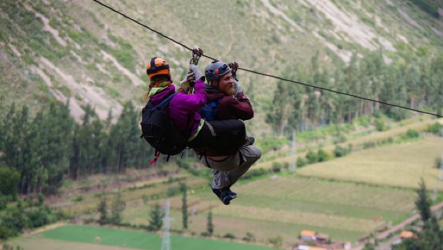 Via Ferrata & Zip Line at the Sacred Valley with lunch 
