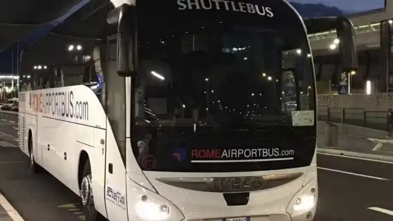 สนามบินฟิอูมิชิโน (FCO) - รถบัสไป/กลับสถานีรถไฟโรมเทอร์มินี [ซื้อแล้วเดินทางได้ทันที/สะดวกรวดเร็ว]
