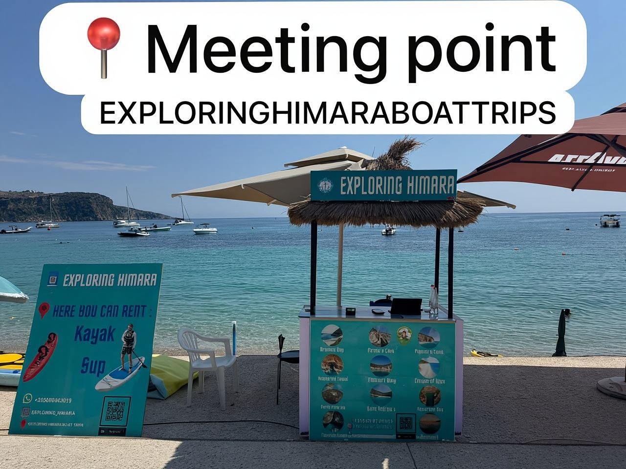 Himara: Coastline Small Group Boat Tour (North&South 3h30')