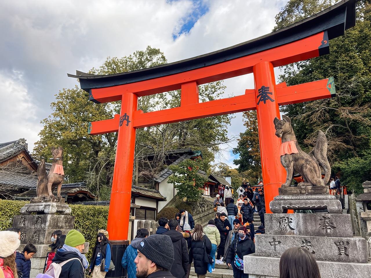 Kioto: Tour nocturno a pie por Fushimi Inari con guía